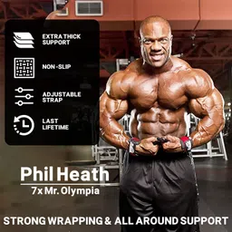 Schiek Dowel Lifting Straps - Red image 2