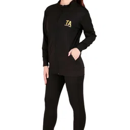 toxic addiction Polyester Lykra Backprint Track Suit For Womens | Comfortable & Stylish | Long Slevees | Regular Fit | Casual Jogging, Gym, Sportswear And Activewear | Available In Sizes S To Xl image 5