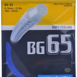 Yonex Badminton String BG 65 |Royal Blue |Gauge 0.70mm| image 1
