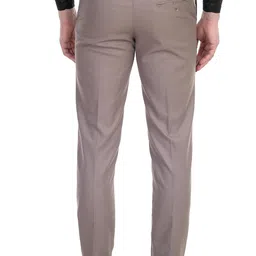 the turquoise turtle Men's Stretchable Solid Plain Formal Trousers – Regular Fit Stylish Pants for Office & Party, Fashionable Dress Trousers for Men image 3