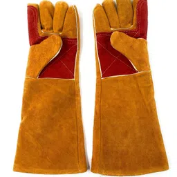 24x7 eMall Anti Bite Gloves Safe And Durable Animal handling Gloves For Dog Cat Bird Parrot Lizard Antibite 18 Inches Long. image 5