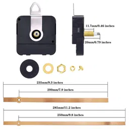 bnf® Clock Movement Movement Chime DIY Repair Parts W/Hands 3 Pair Hands | Home Decor | Clocks | Replacement Parts & Tools image 2