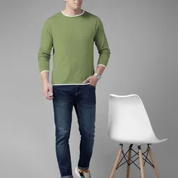 ausk Men T-Shirt || T-Shirt for Men || Plain T Shirt || T-Shirt image 5