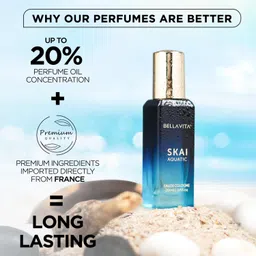 Bella Vita Luxury Skai Aquatic Unisex Eau De Cologne Skai Aquatic Perfume Body Lotion for Nourishing Hydrating Soft Supple and Healthy Skin with Argan Oil Shea Butter 200 Ml image 4