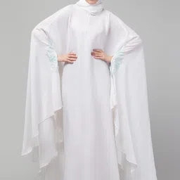 mallika Embroidered Irani Kaftan with thread embroidered image 4