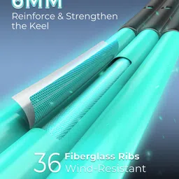 anycho Umbrella for Men, 3+1 Folding Umbrella image 2