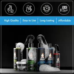Car Dhobi Complete Car Care Kit – Glass Cleaner, Dashboard Shine, Foam Blaster Shampoo, Scratch Eraser, Interior Master Shine, Air Freshener – 6-in-1 Detailing Combo (5 x 200ml + 1 x 100ml) image 5