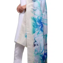 sameeha Women's Printed Silk Cotton Dupatta image 3