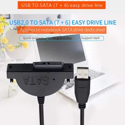 AlexVyan USB 2.0 to 7+6 13Pin Slimline SATA Laptop CD/DVD ROM Optical Drive,Red image 3