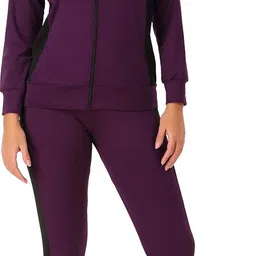benzos Women's Body Fitted Gym Running Sports Track Suit | Regular Casual Fit | Track Suit for Girls & Women | Fabric - Polyester image 1