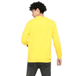spykar Men's Cotton Round Neck Sweatshirt (MSS02BBLW158) image 4