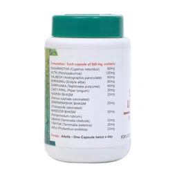 sage herbals Pure Natural Liverex Capsules 100 nos image 5