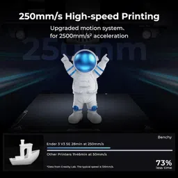 3IDEA Creality Ender 3 V3 SE 3D Printer 250mm/s Max Printing Speed Upgraded Visual UI Auto Filament Loading and Unloading, Sprite Direct Extruder CR Touch Auto Leveling Dual Z-axis 8.66x8.66x9.84 inch image 2
