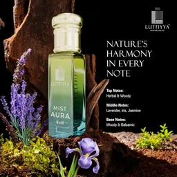 LUTFIYYA Non-Alcoholic Roll-On Attar Liquid For unisex (8 ML* 4) | Long Lasting | Set of 4 Pieces [ TAM DON | LUMINA | OUD ROYALE | MIST AURA ] image 5