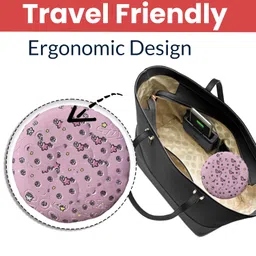 Temperia Pocket Mirror for Women & Girls - Small & Compact Hand Mirror for Makeup - Foldable, Portable, Travel Friendly Purse Mirror - Premium & Ergonomic Design (Random Colors & Designs) image 4