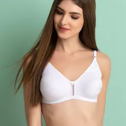 clovia Women's Cotton Padded Wire Free Non-Wired T-Shirt Bra image 2