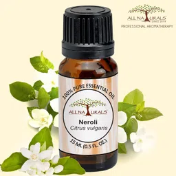 All Naturals Neroli Essential Oil 100% Pure for Clear Face, Glowing Skin, Sound Sleep & Diffusers, Deep Citrusy Floral Aroma - 15 mL image 3