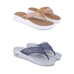 Women's Sandals | Lightweight Wear| Stylish & Easy to Wear For Women'S PCV-SAN-(2-COMBO)-1860-1887 image 1