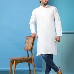 skavij Mens Cotton Casual Wear Everyday Use Modern Kurta image 4