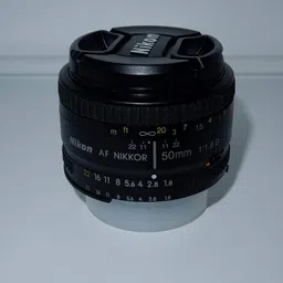 Nikon 50mm Nikkor F/1.8D AF Prime Lens for DSLR Camera (Black) image 2