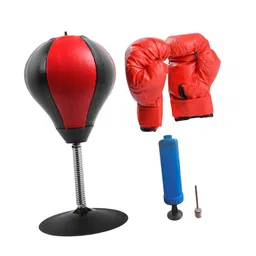 ATORSE Boxing Reaction Ball Reflex Ball Speed Bag for Workout Men Women Adults Kids Black Red image 4