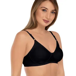 daisy dee Women's Brassiere Soft Cotton Non-Padded Wire-Free Everyday Use Full Coverage T-Shirt Bra with Concealed Shaper Panel and Adjustable Straps - NLBLA image 2