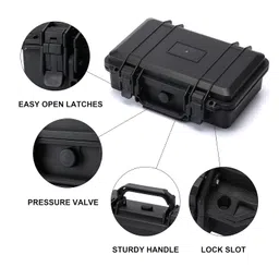 CASOMAN 11.5-Inch Water-proof & Explosion-Proof Box, with Cush- Proof Sponge, IP67 Water Proof Grade, Customizable Foam image 3