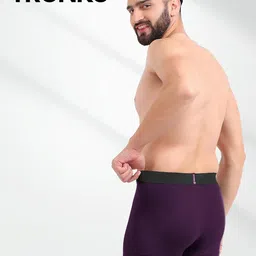 freecultr Men's Underwear Micromodal Airsoft Trunk – Sweat Proof, Ultra Soft, Anti-Bacterial, No Itch & No Chafing Fabric (Pack of 3) | Mens Underwear Combo Pack of 3 image 4