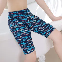 xrknofio Boys Swimming Jammers Swimming Shorts for Kids Swimming Trunks Tight 3-11T image 3