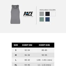 xyxx Men's Pace Regular Fit Super Combed Cotton Square Neck Workout Gym Vest image 4