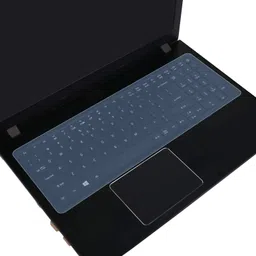 FEDUS Keyboard Protector Skin Silicone Guard for 14.0-inch Laptop (Transparent) image 1