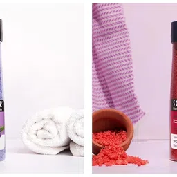 Soulflower Rose Geranium Bath Salt Lavender Bath Salt for Body & Foot Spa image 1