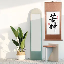 Ciieeo 2pcs Blank Painting Scroll Paper Scroll Hanging Blank Scroll Paper Wrapped Scroll Blank Writing Chinese Kids Decor Blank Calligraphy Paper Household Writing Paper Rice Paper Child image 5