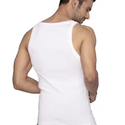 xyxx Men's Pace Regular Fit Super Combed Cotton Square Neck Workout Gym Vest image 2