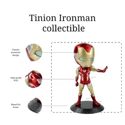 tinion Tinion|| Iron Man (Avengers) Action Figure Special Edition Action Figure for Car Dashboard, Decoration, Cake, Office Desk & Study Table (Pack of 1) (Height-16cm) image 3