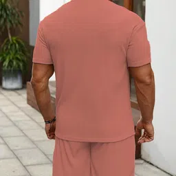 smowkly Men Cotton Pajama Set|| T-Shirt And Shorts Set For Men||Night Wear For Men||Night Suit For Men image 3