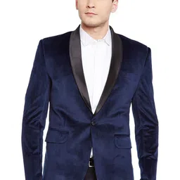 wintage Men's Premium Velvet Notch Lapel Tuxedo Coat Blazer Jacket image 1