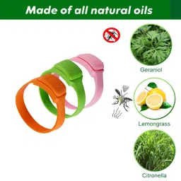 LeevMe Silicon Mosquito Repellent Wrist Bands for 60 Days Use, Resealable, DEET free Mosquito Repellent Bracelets for Kids and Adults, For Indoor and Outdoor (3 Bands) image 4