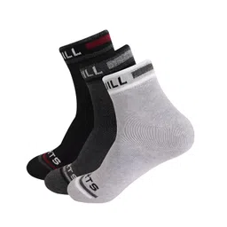 tadwill Men’s Cotton Calf -Length Socks | Anti-Odor | Moisture-Absorbent | Inside Towel Fabric | Anti-Bacterial Socks for Boys and Girls (Free Size, Set of 3) image 1