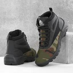 leo's fitness shoes Men's Jungle Hiking Outdoor Boots For Trekking Backpacking Mountaineering & Other Activities image 2