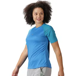 DOMIN8 Women's Solid Regular Fit T-Shirt image 1