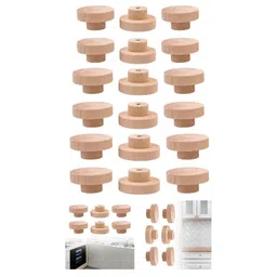 THE STYLE SUTRA 6X Kitchen Cabinet Knobs Cabinet Pulls Handle for Cupboard Furniture Cabinet 3cmx2.5cm image 1