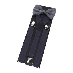 myaddiction Mens Suspenders Bowtie Set Y Shape Adjustable Braces for Jeans Cosplay Party image 4