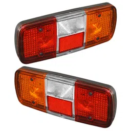 APSMOTIV LED Tail Lamp Back Light Assembly | Compatible with Mahindra Bolero Pick-up 2nd Gen & Maxi Truck Commercial Vehicles | Durable & High-Visibility Rear Light Set image 1