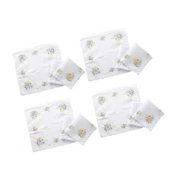 the style sutra 12x Ladies Handkerchiefs Hanky Set Classic Kerchief 30cmx30cm Pocket Squares image 4