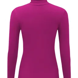 auhegn Women's Long Sleeve Short Sleeve Lightweight Turtleneck Top Slim Fit Pullover T-Shirt (S-XXL) image 3