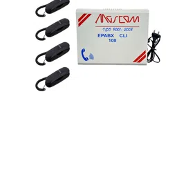 MASCOM EPABX 108 INTERCOM System with 4 Handy Phone (Pack of 2) image 1