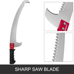 arudip Pruning Saw 23 Inch | Curved Blade Hand Saw with Pole Fixing Slot & Hook | Tree Trimming Saw image 3