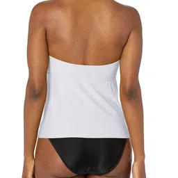 catalina Women's Twist Front Bandeau Tankini Top image 2