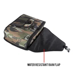 Autofy Sonex Camouflage Side Bag and Metal Clip for All Bikes (Green) image 4